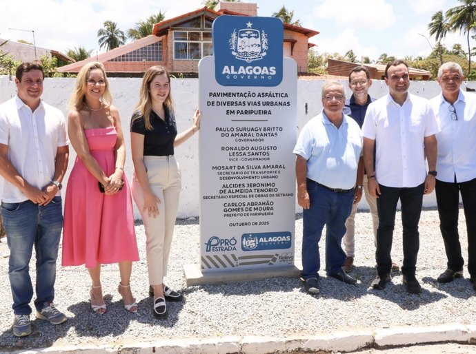 Governo de Alagoas entrega importantes obras na celebração do aniversário de Paripueira