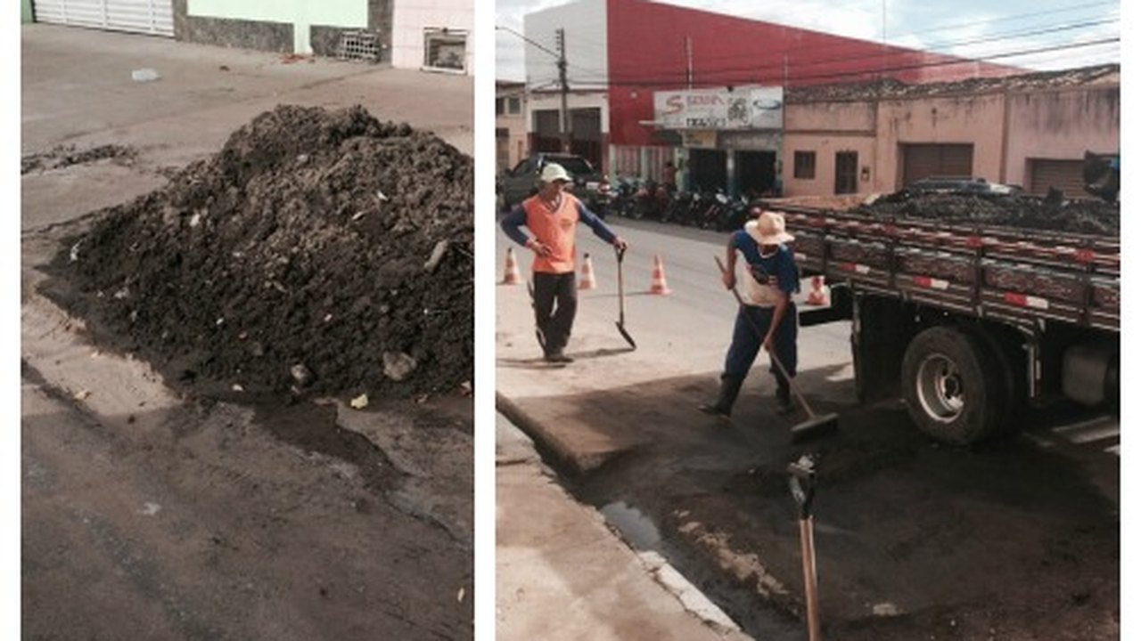 Prefeitura de Arapiraca retira entulho das caixas de drenagem no Ouro Preto