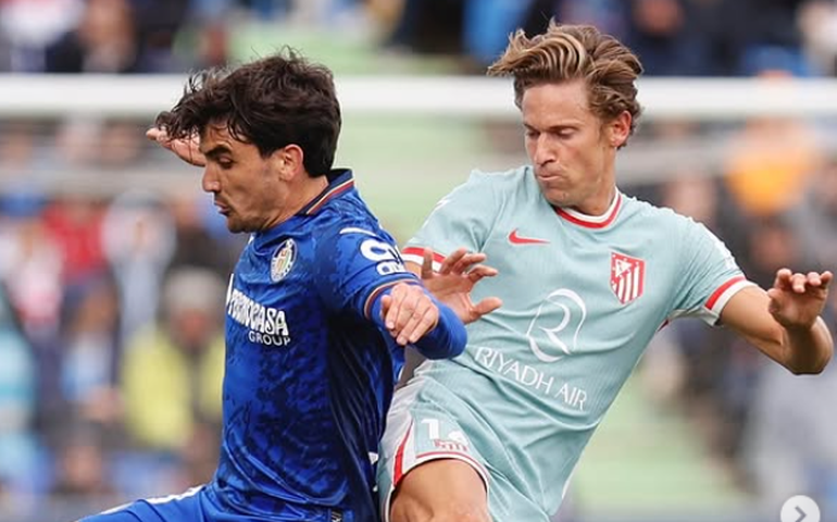 Atlético de Madrid leva virada nos acréscimos do Getafe e desperdiça chance de liderar Espanhol