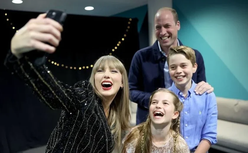 Príncipe William celebra aniversário em show de Taylor Swift