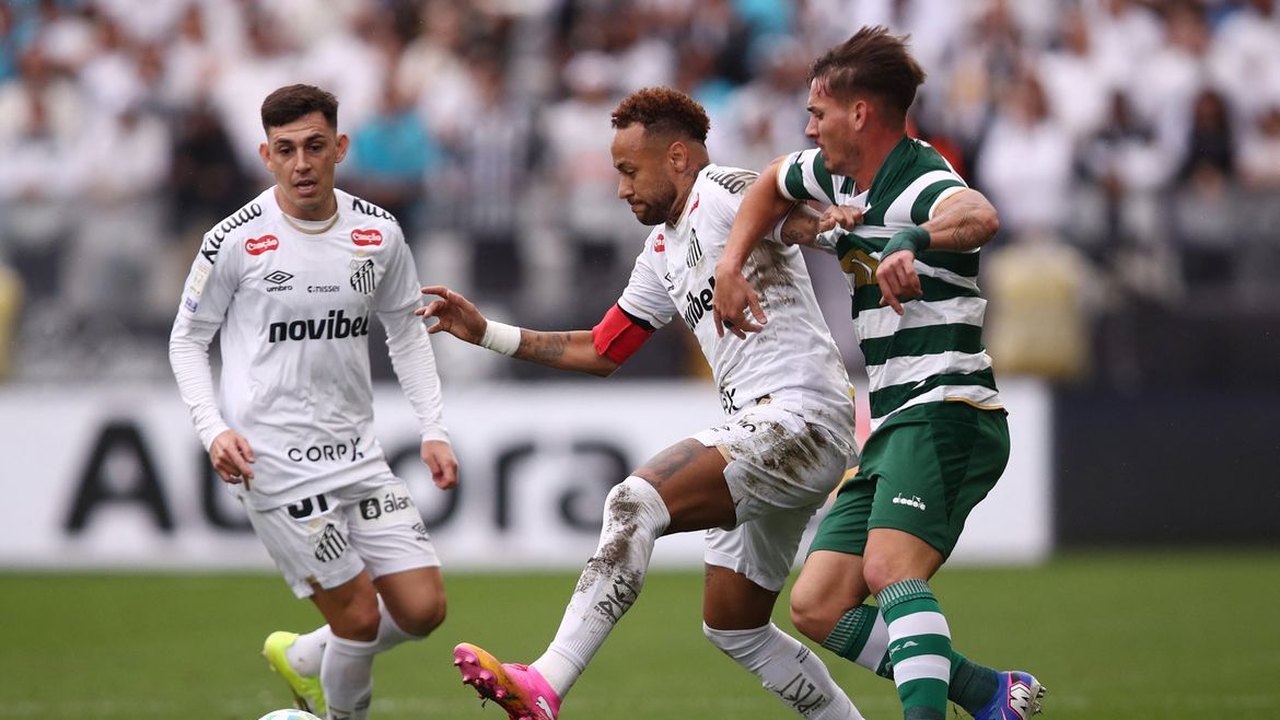 Coritiba provoca Neymar com memes após vitória sobre o Santos, na véspera da convocação para a Copa