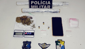 drogas militares / Foto: Reprodução: Foto PM
