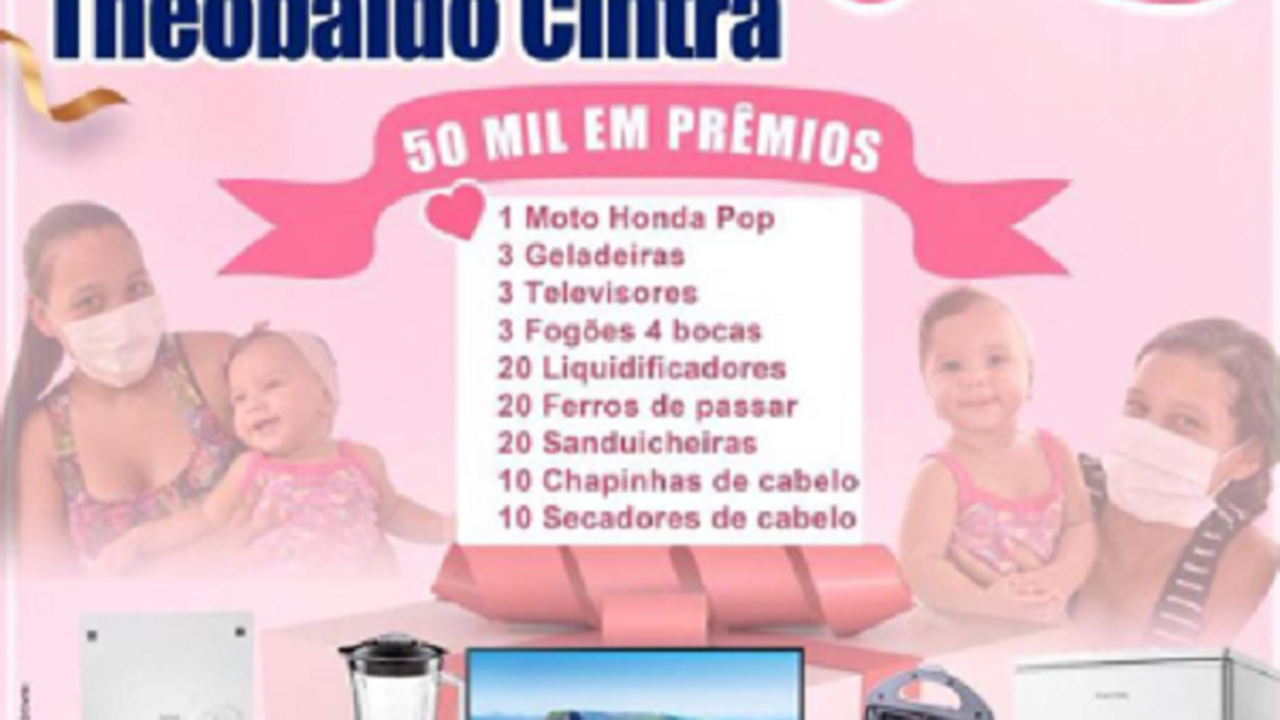 Prefeito Theobaldo Cintra promove neste domingo, 8, uma grande festa para mamães izidorenses