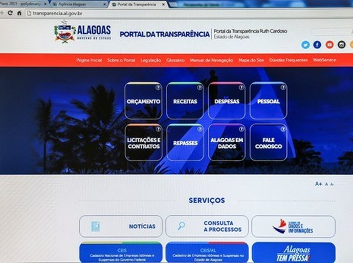 Novo Portal da Transparência traz mais usabilidade para o cidadão alagoano