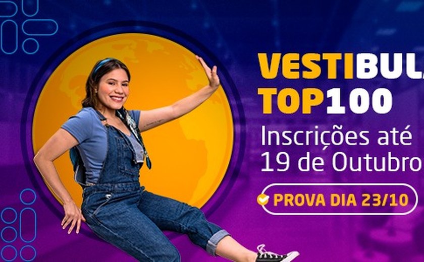Vestibular Top 100 do Grupo Tiradentes oferta mais de 1 mil vagas