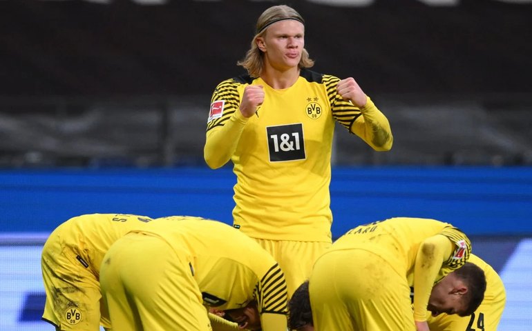 Leipzig empata, mas vai para Liga dos Campeões; Halaand se despede do Borussia