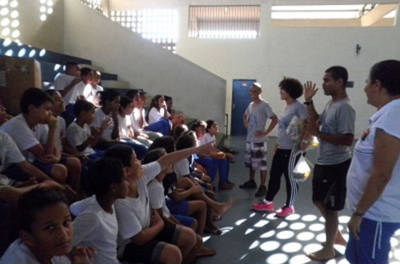 Estagiários de Educação Física se despedem do Lar São Domingos