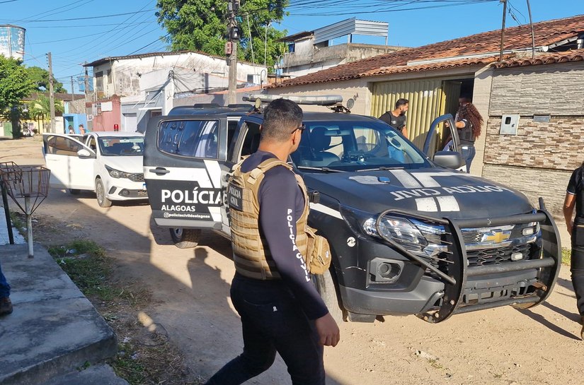 Operação da Polícia Civil prende acusados de duplo homicídio em Rio Largo
