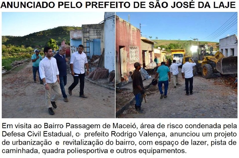 Projeto de urbanização e revitalização é anunciado pelo prefeito Rodrigo Valença
