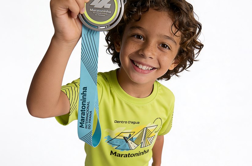 “Maratoninha” leva crianças e adolescentes para a 1ª Maratona Internacional do Paraná