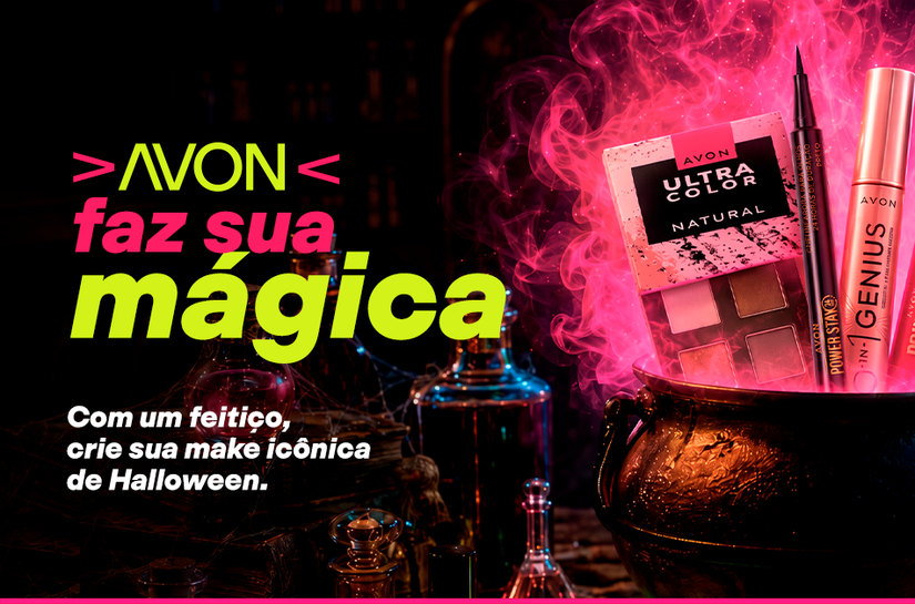 Neste Halloween Avon provoca consumidor a fazer mágica com seus produtos de maquiagem