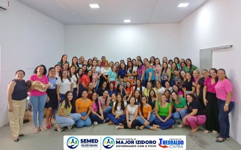 Semed de Major Izidoro promove oficinas pedagógicas para professores da educação infantil e fundamental