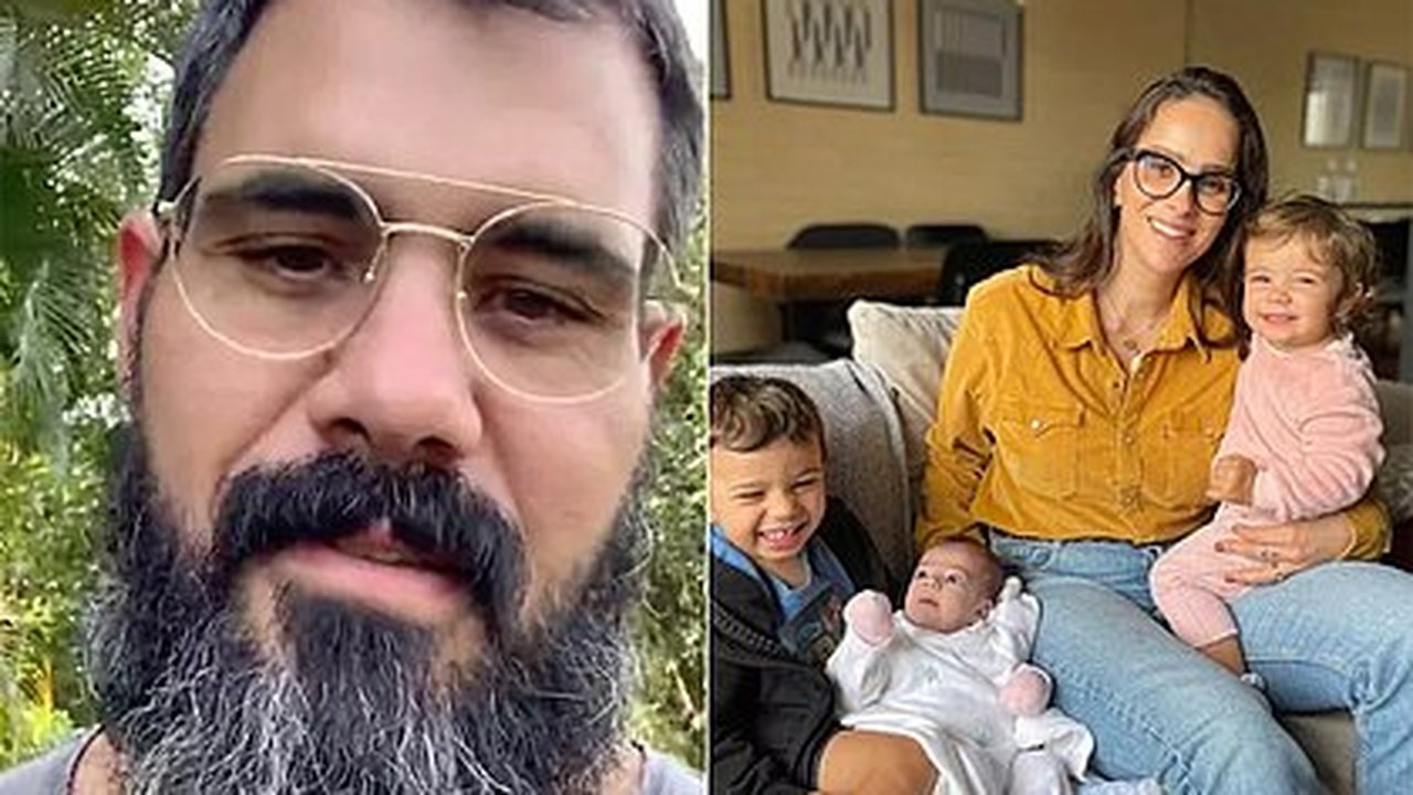 Filha de Juliano Cazarré passa por nova cirurgia; ator diz que ela está bem