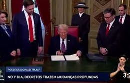Donald Trump toma posse no segundo mandato como presidente dos EUA