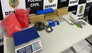 Cerca de dez quilos de maconha prensada são apreendidos na Zona Norte de Aracaju / Foto: Foto: Polícia Civil/SE