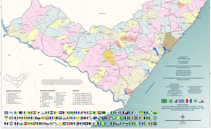 Acervo traz detalhes da dimensão territorial alagoana e facilita estudo do comportamento socioeconômico do estado