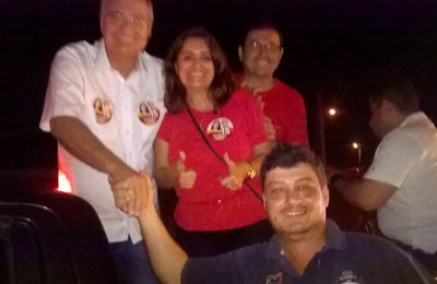 Renan comanda carreata com Vania Paiva em Rio Largo