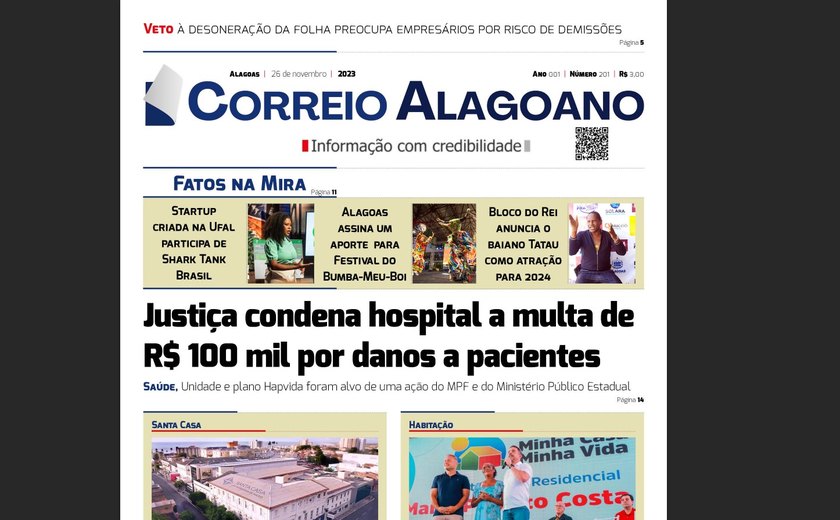 Justiça condena hospital a multa de R$ 100 mil por danos a pacientes