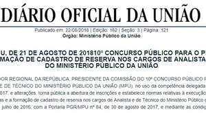 Concurso do MPU
