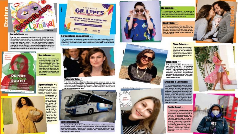 Coluna Etcetera da Edição 44 da Revista Painel Alagoas
