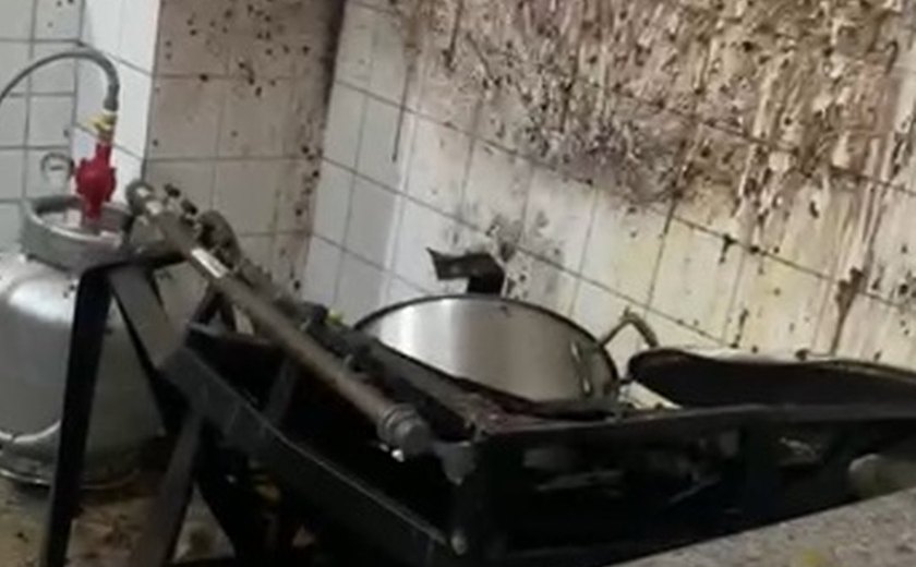 Panela de pressão explode e merendeira fica ferida em escola, no interior de Alagoas