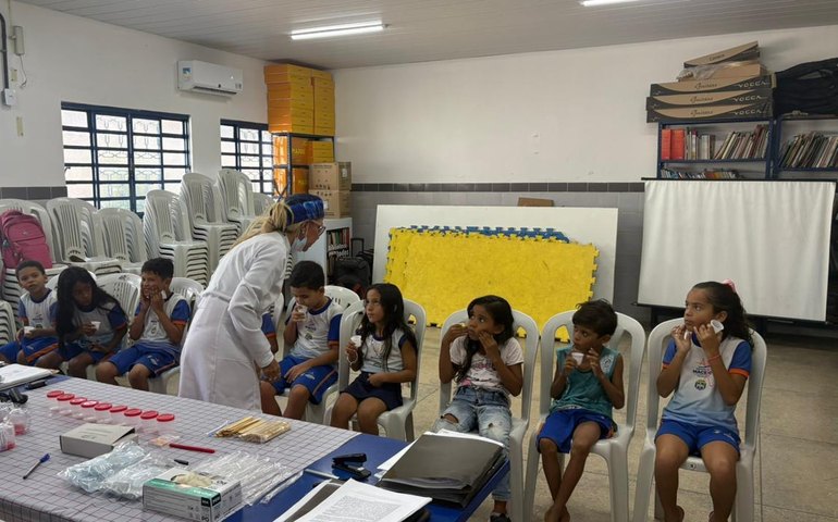 Parceria promove atendimento odontológico para alunos de escola municipal