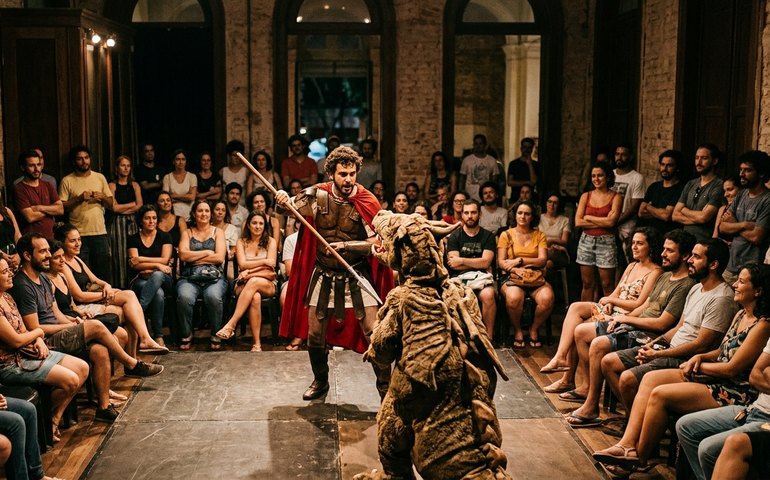 Centro cultural no Catete apresenta peça gratuita sobre São Jorge