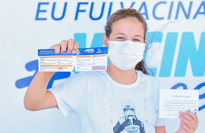 Crianças de 7 anos sem comorbidades podem se vacinar contra Covid-19 a partir desta sexta (28)