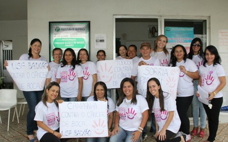 Arapiraca: UBS Baixão dá palestras sobre câncer bucal e visita residências