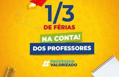 Prefeita Christiane Bulhões anuncia pagamento de terço de férias para os professores