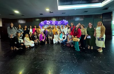 Ministra Márcia Lopes, Secretária Marília Albuquerque e gestoras municipais discutem políticas para as mulheres em encontro em Alagoas