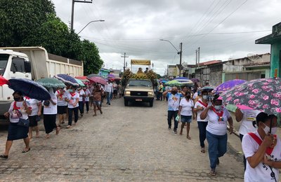 Igreja Católica de Campo Alegre realizou mais uma celebração ao Dia de Corpus Christi