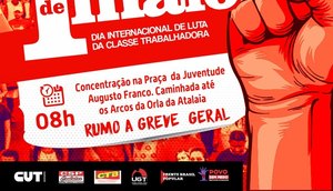 MOBILIZAÇÃO DA CUT 1 DE MAIO