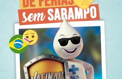 Secretaria de Saúde de Palmeira convoca população para vacinação contra o sarampo e poliomielite