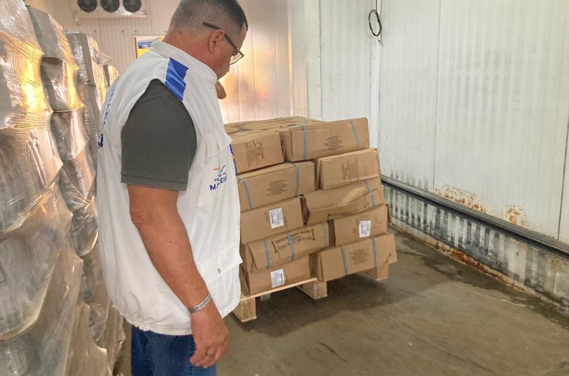 Vigilância Sanitária apreende 1.500 kg de charque impróprios para consumo