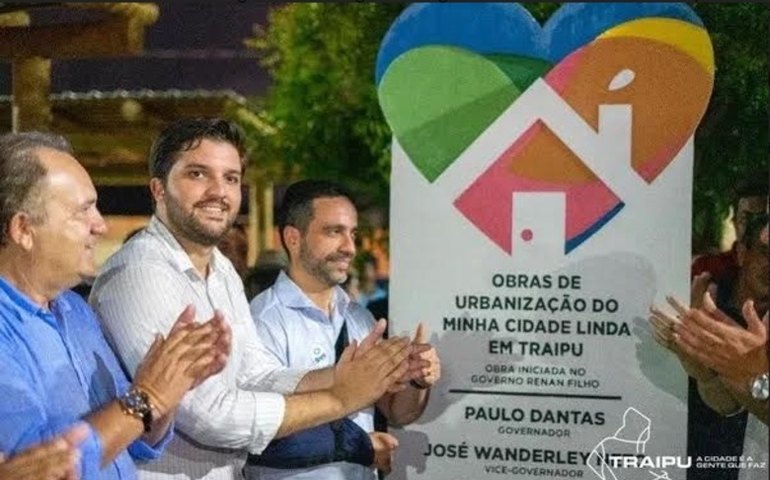 Governo Presente: Traipu inaugura obras e assina ordens de serviços para revitalização da Orla e pavimentação asfáltica de mais de 25km de estrada