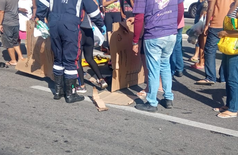 Homem é atropelado por viatura policial, fica gravemente ferido e sofre amputação no pé em Aracaju