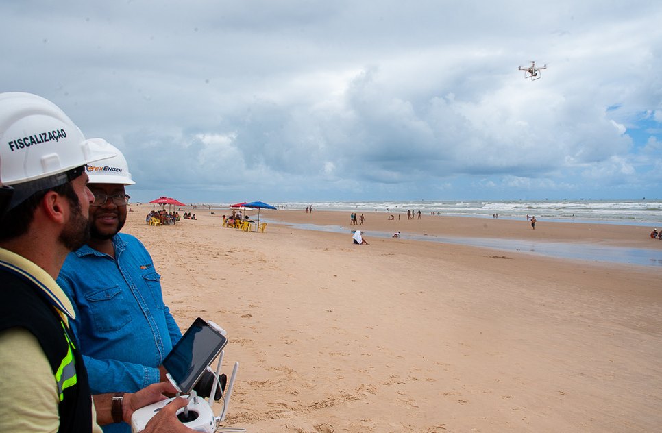 Fiscalização nas praias de Sergipe / Foto: Marcos Rodrigues/ASN