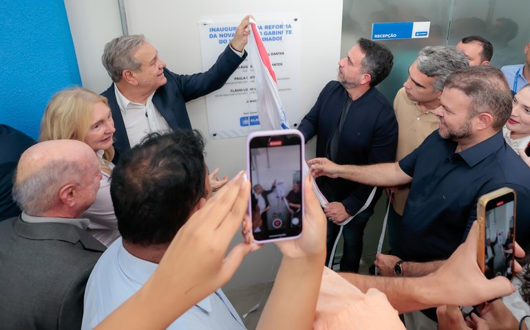 Paulo Dantas e Ronaldo Lessa inauguram novo Gabinete do Vice-Governador