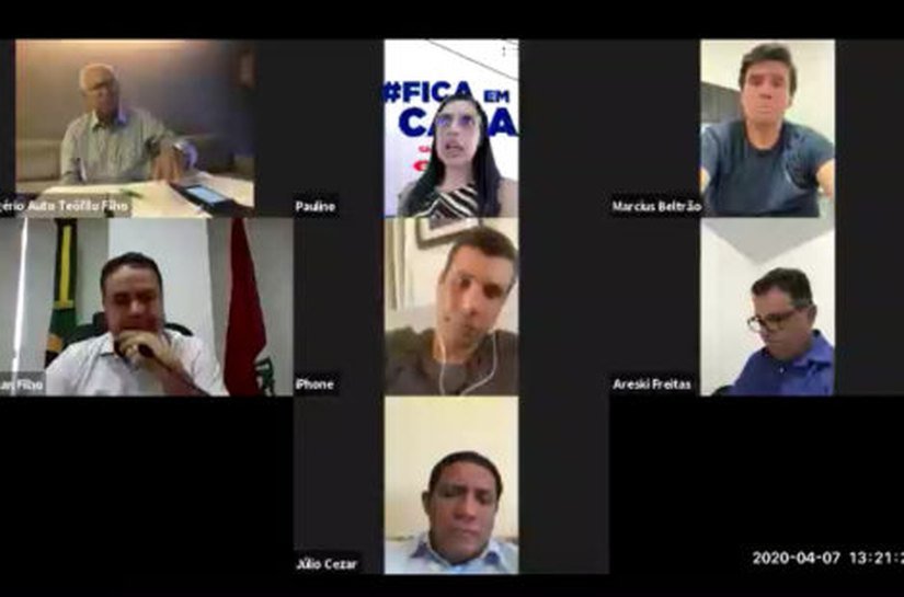 Governador e Presidente da AMA se reúnem em webconferência