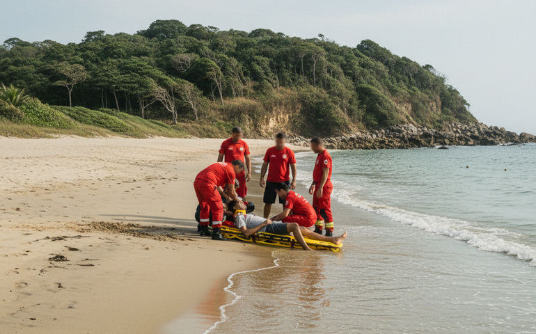 Adolescente de 16 anos sofre grave lesão após mergulho em águas rasas e pode ficar paraplégico