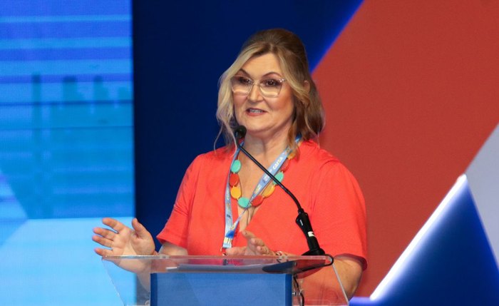 Rita Serrano, presidente da Caixa