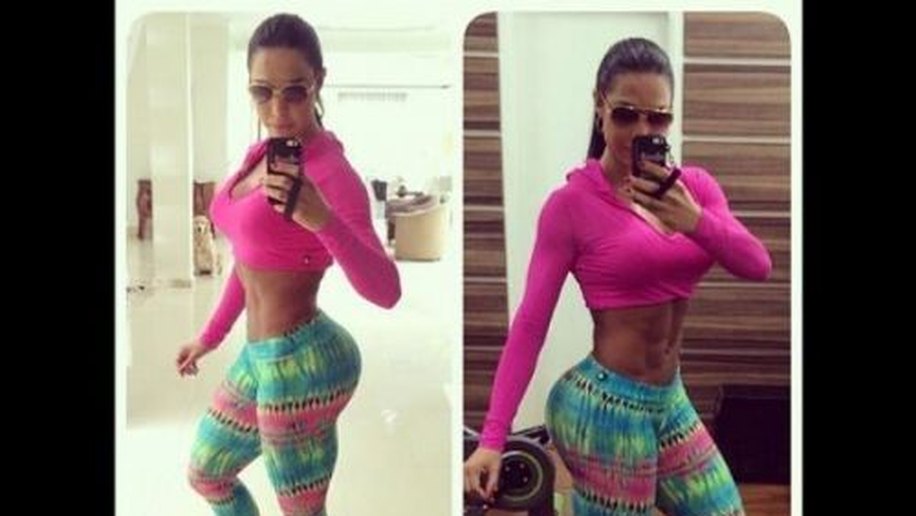Gracy Barbosa nega se exercitar para ficar sarada