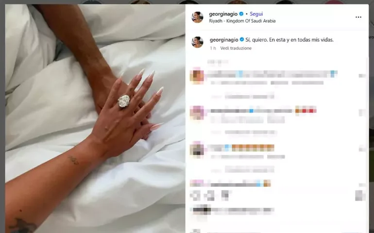 Cristiano Ronaldo pede Georgina Rodríguez em casamento