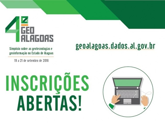 Abertas as inscrições para a quarta edição do Simpósio GeoAlagoas