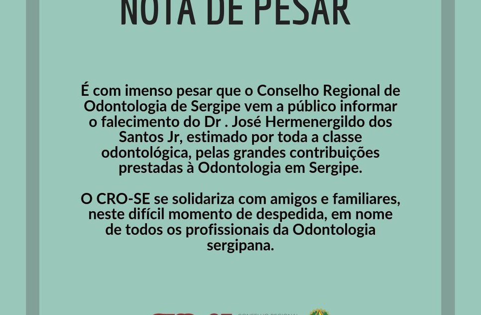 NOTA CRO SERGIPE