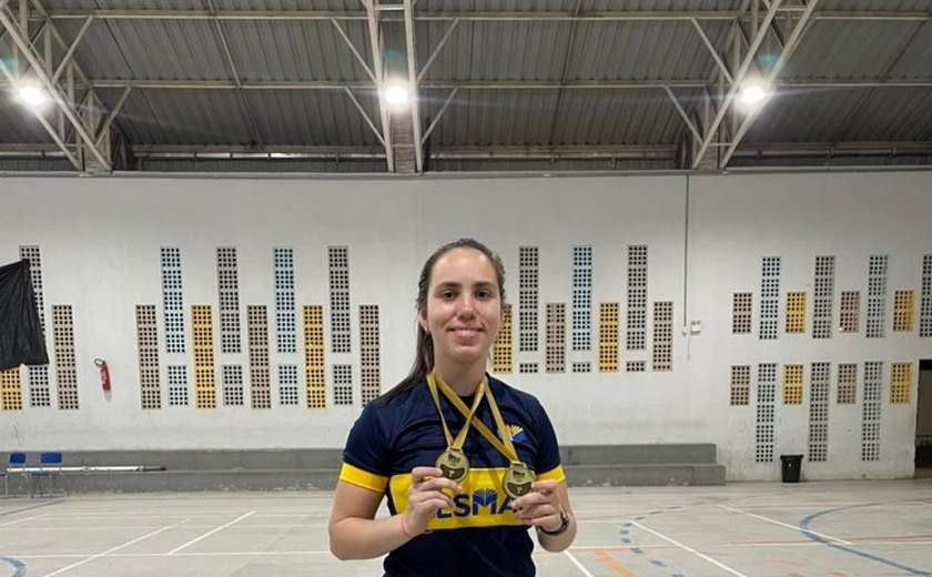 Atleta do Cesmac se destaca no Campeonato Alagoano de Badminton