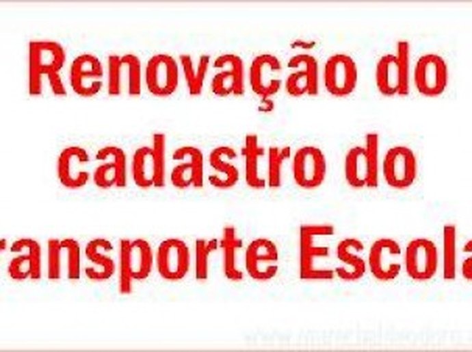 Aberta as inscrições para o transporte escolar gratiuto em Marechal