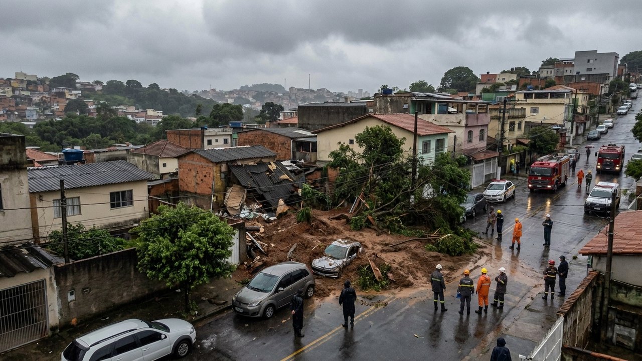 Capital de SP registra 2 mortos em desabamento e transtornos causados pela chuva