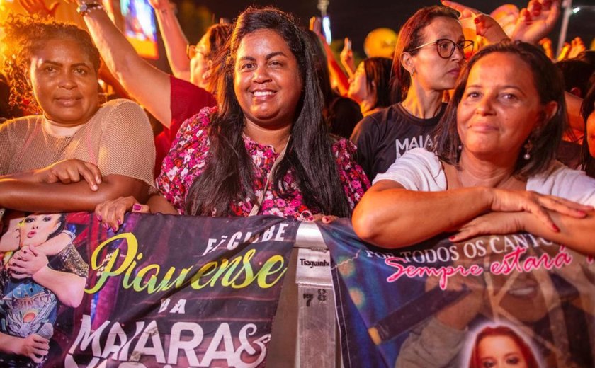 Fãs de Maiara e Maraisa viajam mais de 15 horas e curtem show da dupla no Verão Massayó